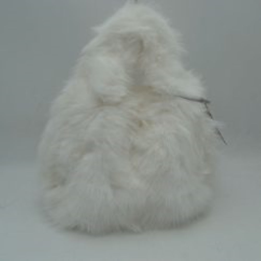 Fluffy Shaggy Plush Handbag with Integrated Top Handle