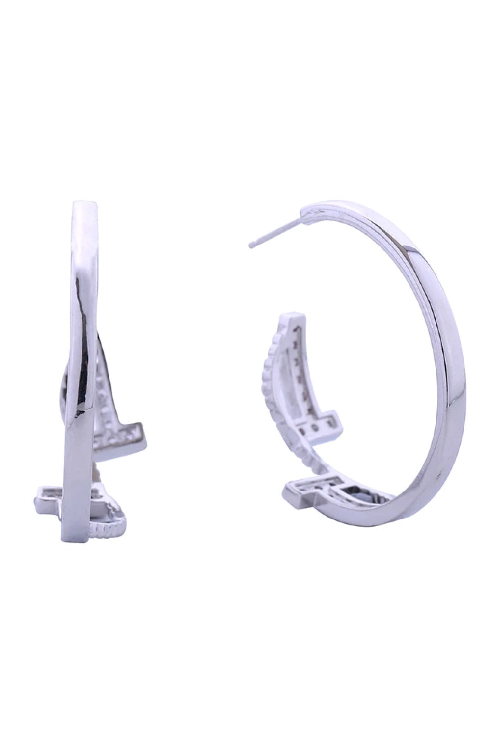 14K Affection Pave CZ Post Earring