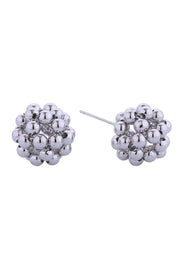 14K Cluster Balls Post Earring
