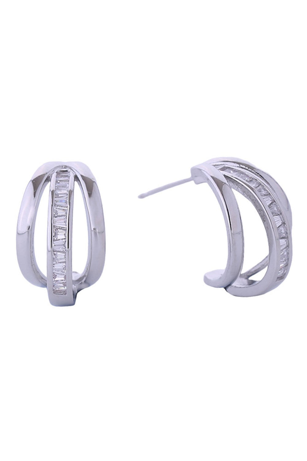 14K Daily Mixed Triple Hoop Earrings
