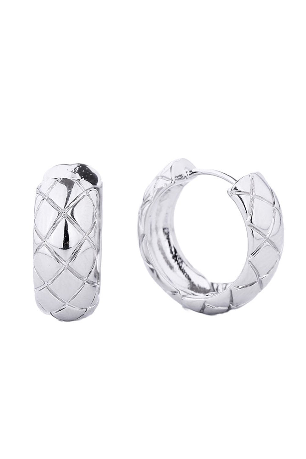 Lovely 14K Dipped Huggie Hoop