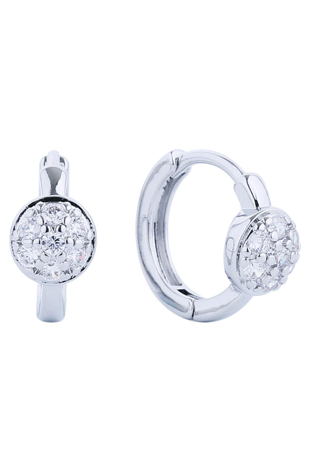 Elegant 14K Gold Dipped Huggie Earring