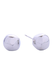 14K Hammered Ball Post Earrings