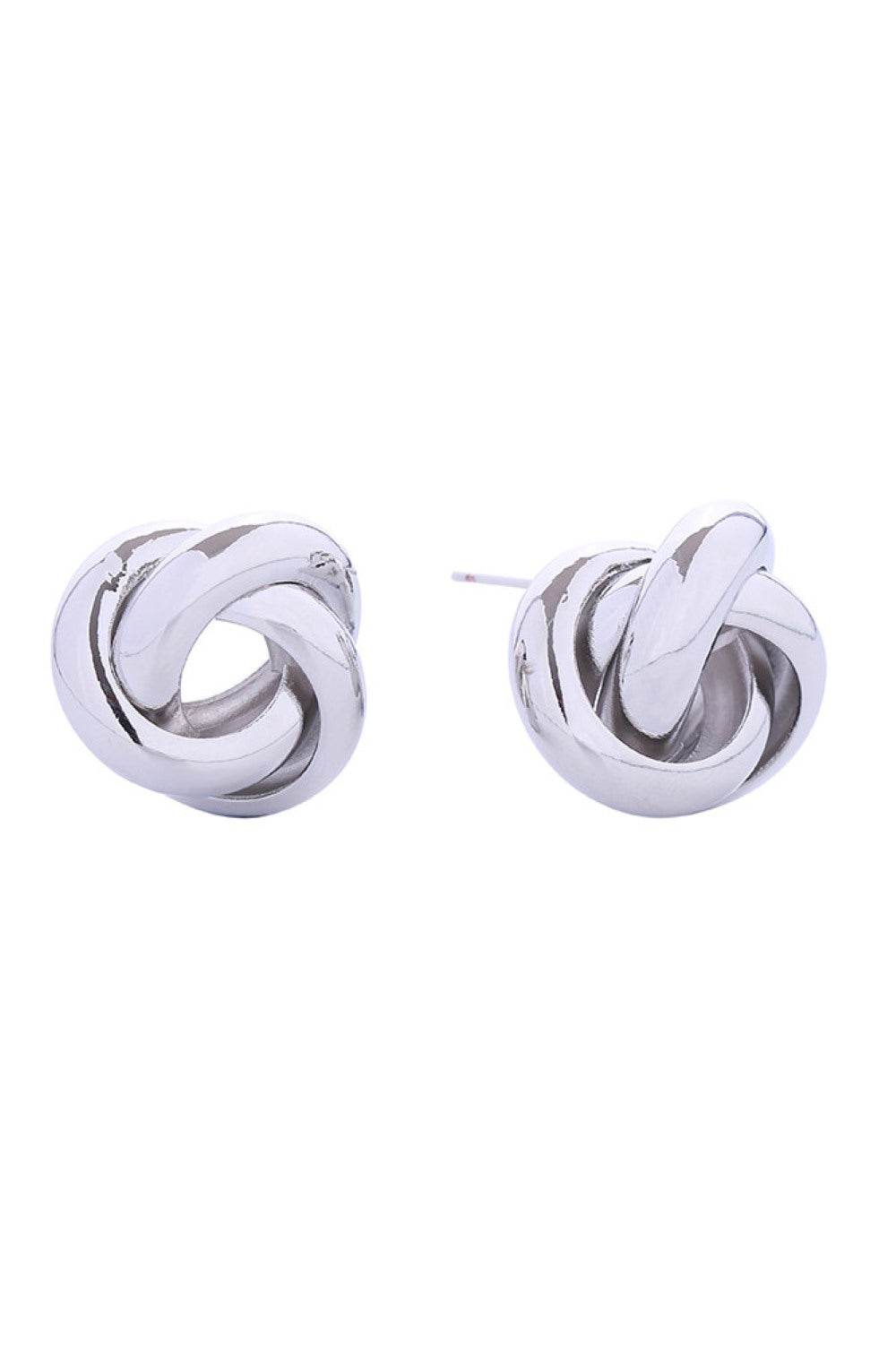 14K Love Knot Post Earrings
