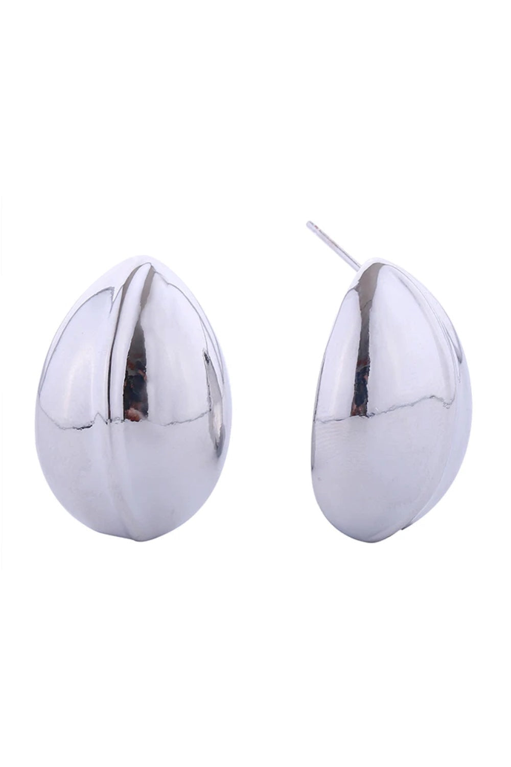 14K Matte Macadamia Post Earrings