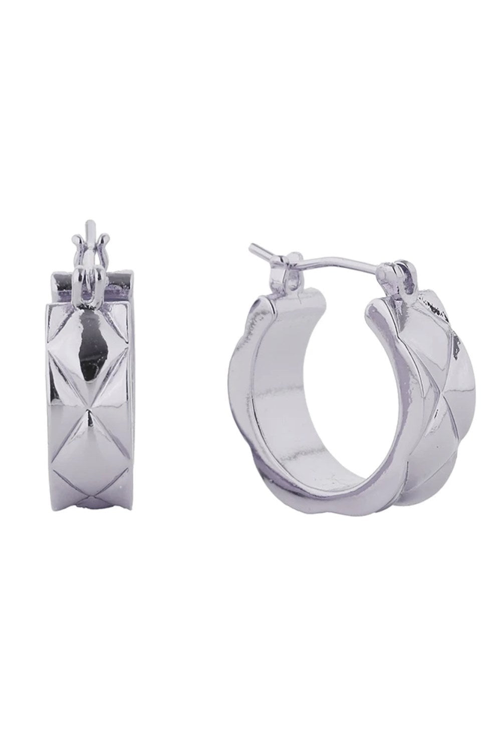 14K Puffy Koco Crush Pincatch Earrings