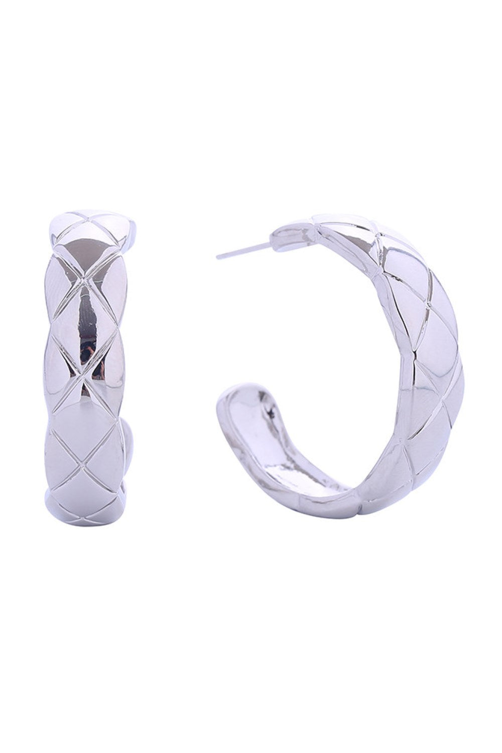 14K Quilted CoCo Post Earrings