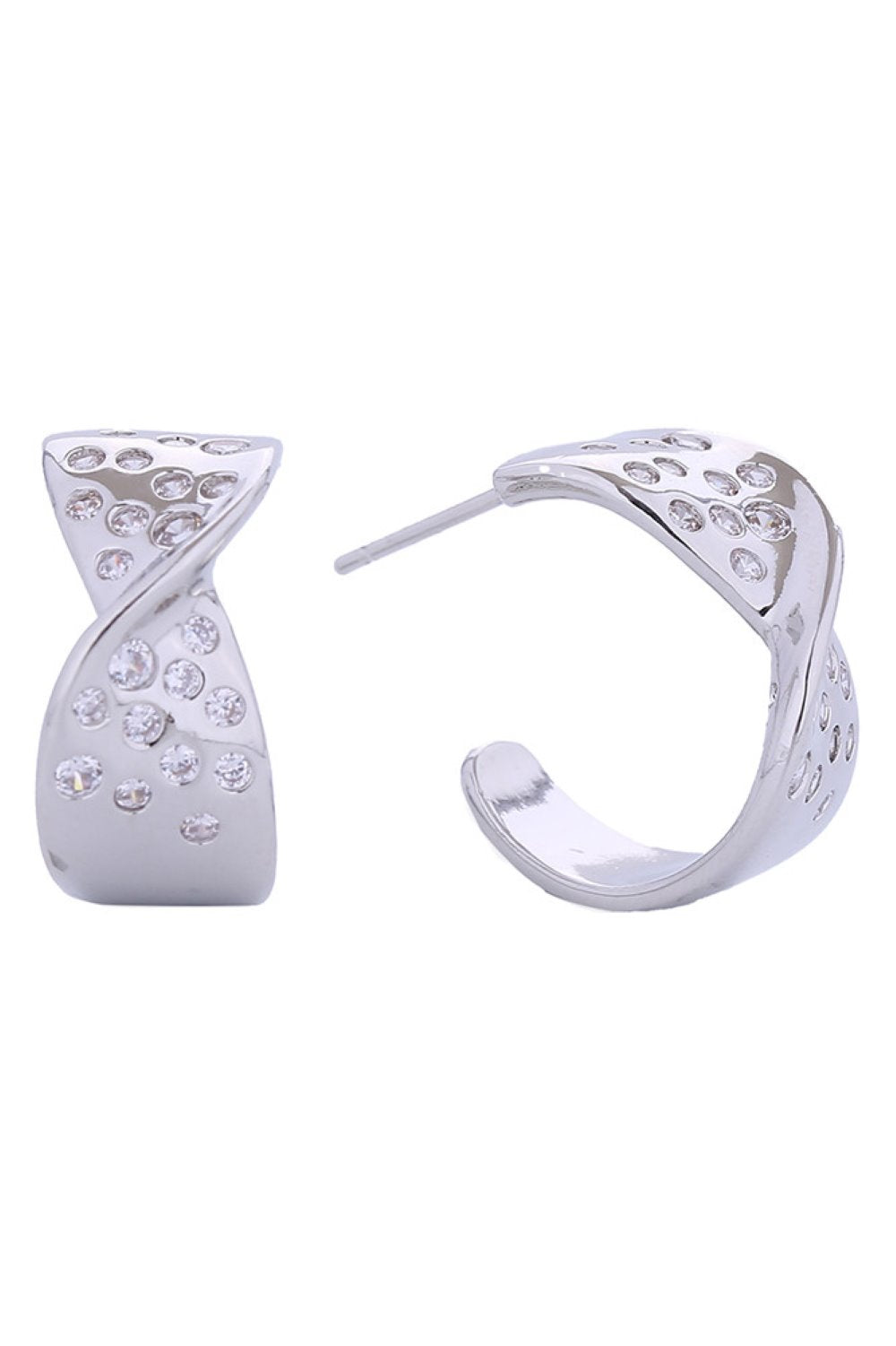 14K Starry Night Hoop Earrings