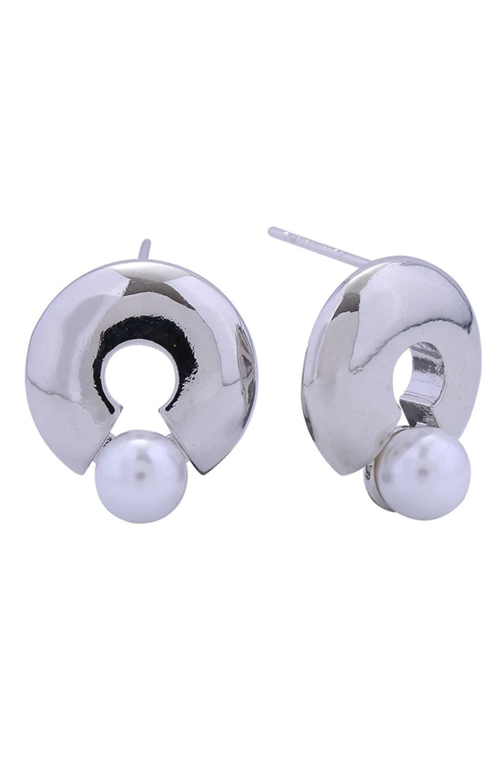 14K Stellar Pearl Post Earrings