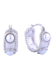 14K Vintage Pearl Pincatch Earrings