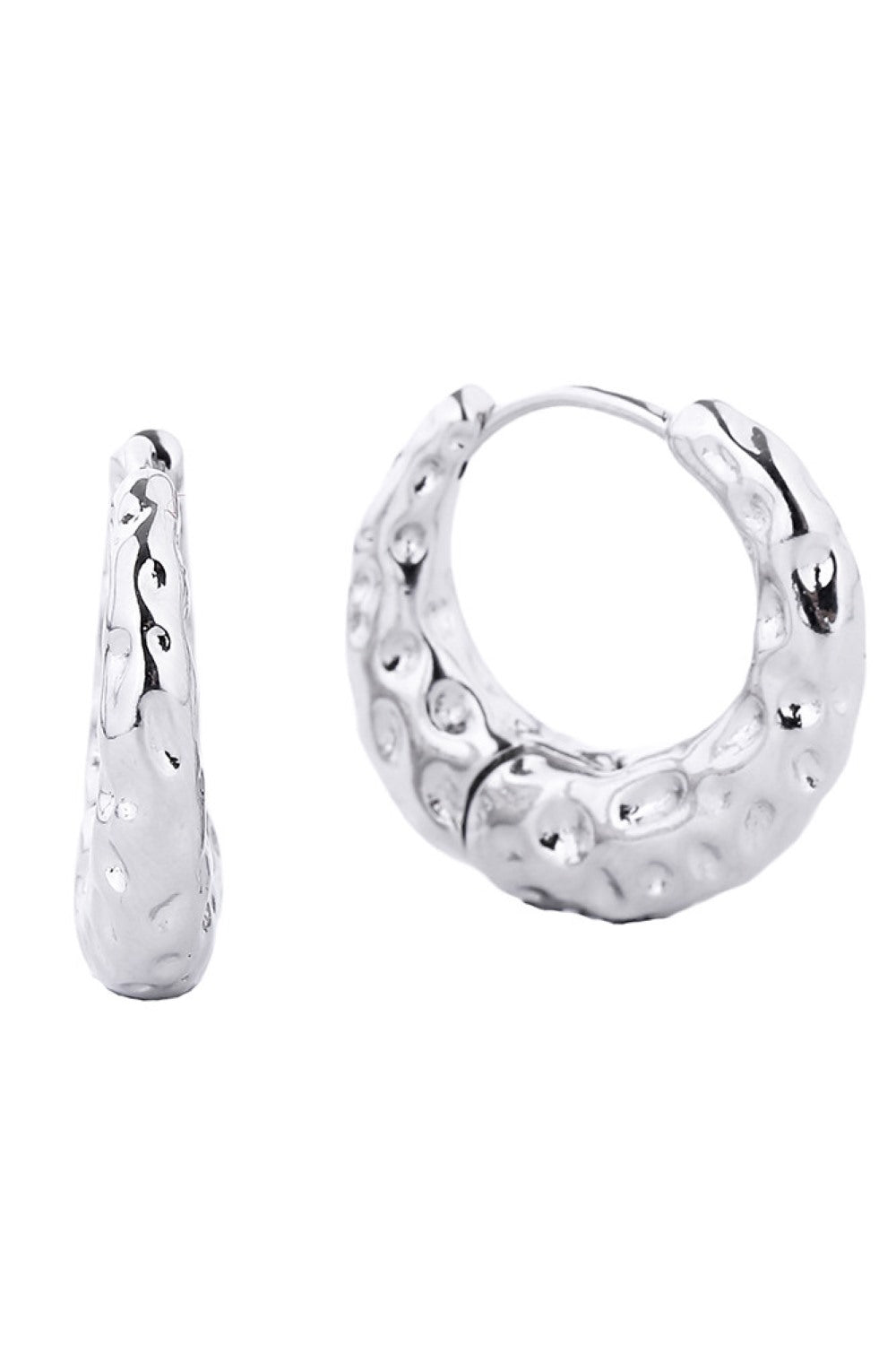 Stunning 14K Dipped Huggie Hoop
