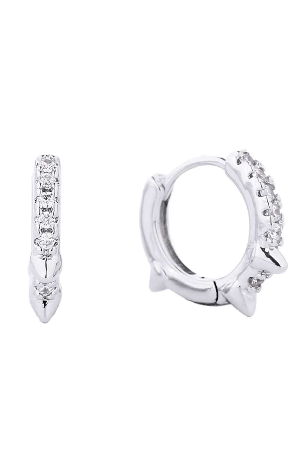 Stunning 14K Dipped Huggie Hoop Earring