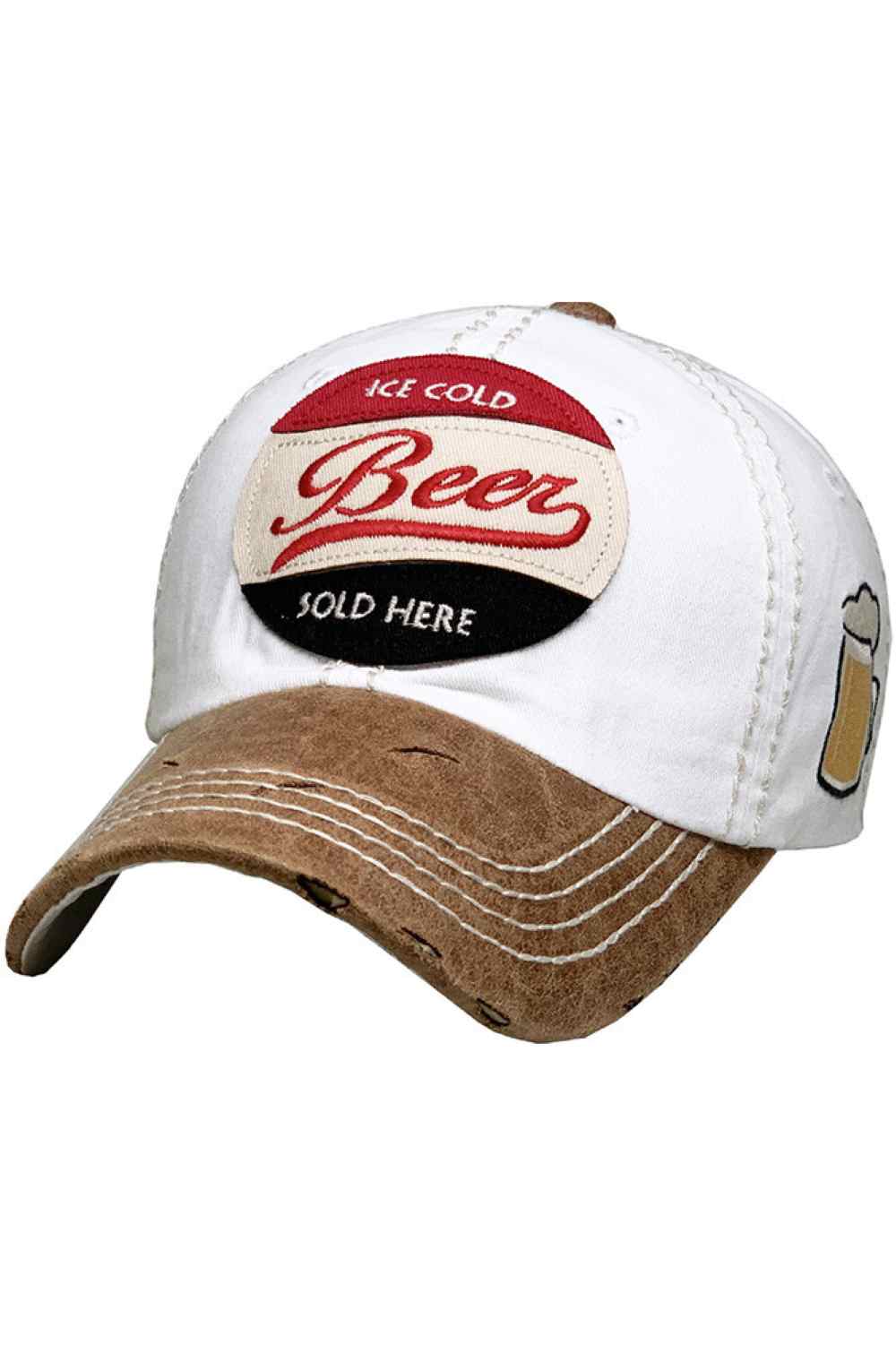 ICE COLD BEER VINTAGE BASEBALL CAP