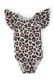 Wild One S/S Flutter Sleeve Leotard