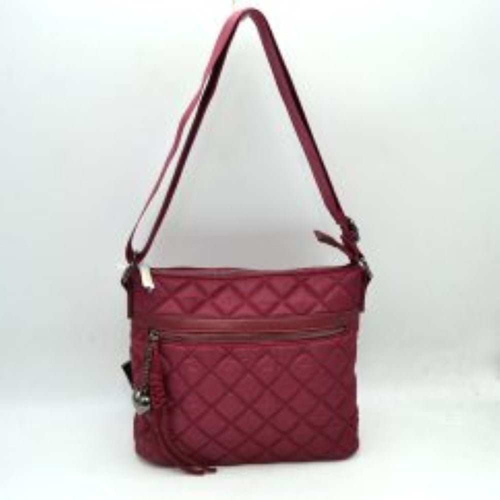 Quilted Crossbody Bag with Adjustable Strap