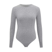 Women Long Sleeve O neck Tight Skinny Bodysuit