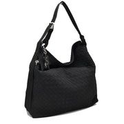 Woven Hobo Shoulder Bag with Adjustable Strap and Star Charm