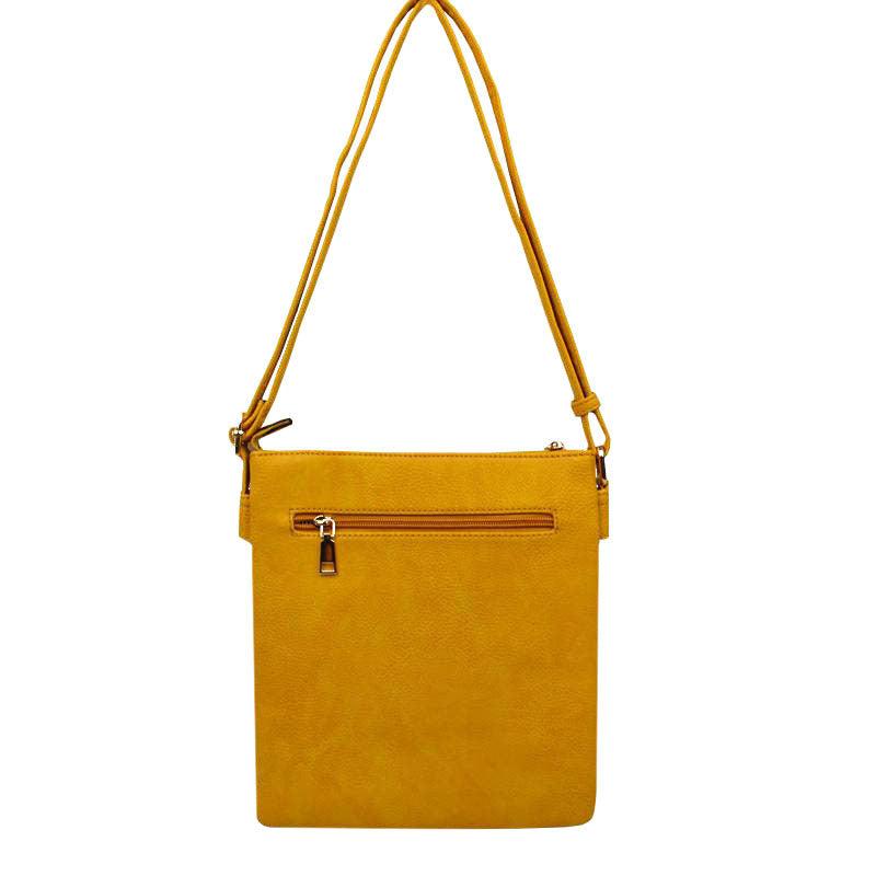 Fashionable Women's Soft Faux Leather Crossbody Purse Shoulder Bag