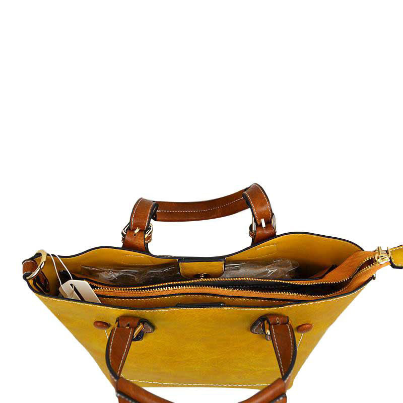 Vegan Leather Tote Shoulder Handbags For Women
