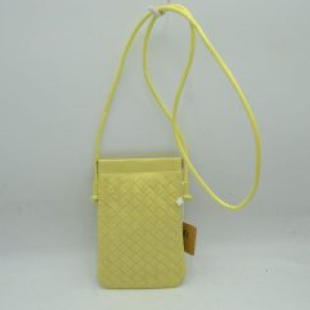Woven Texture Vertical Phone Pouch Crossbody Bag with Cord Strap