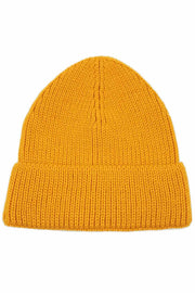 Solid Color Ribbed Knit Cuff Beanie