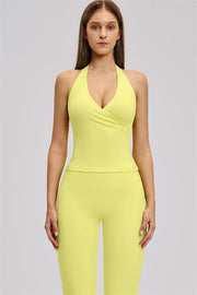The Stride Crop Top Flared Leggings 2-Piece Set