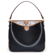 Genuine leather hobo handbags trendy commuter bag 5740