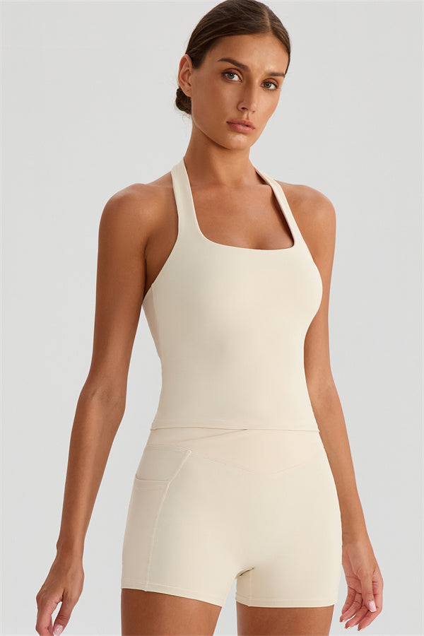 The Glee Halter Tank Top Shorts 2-Piece Set