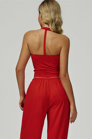 The Sprint Halter Tank Top Sweatpants 2-Piece Set