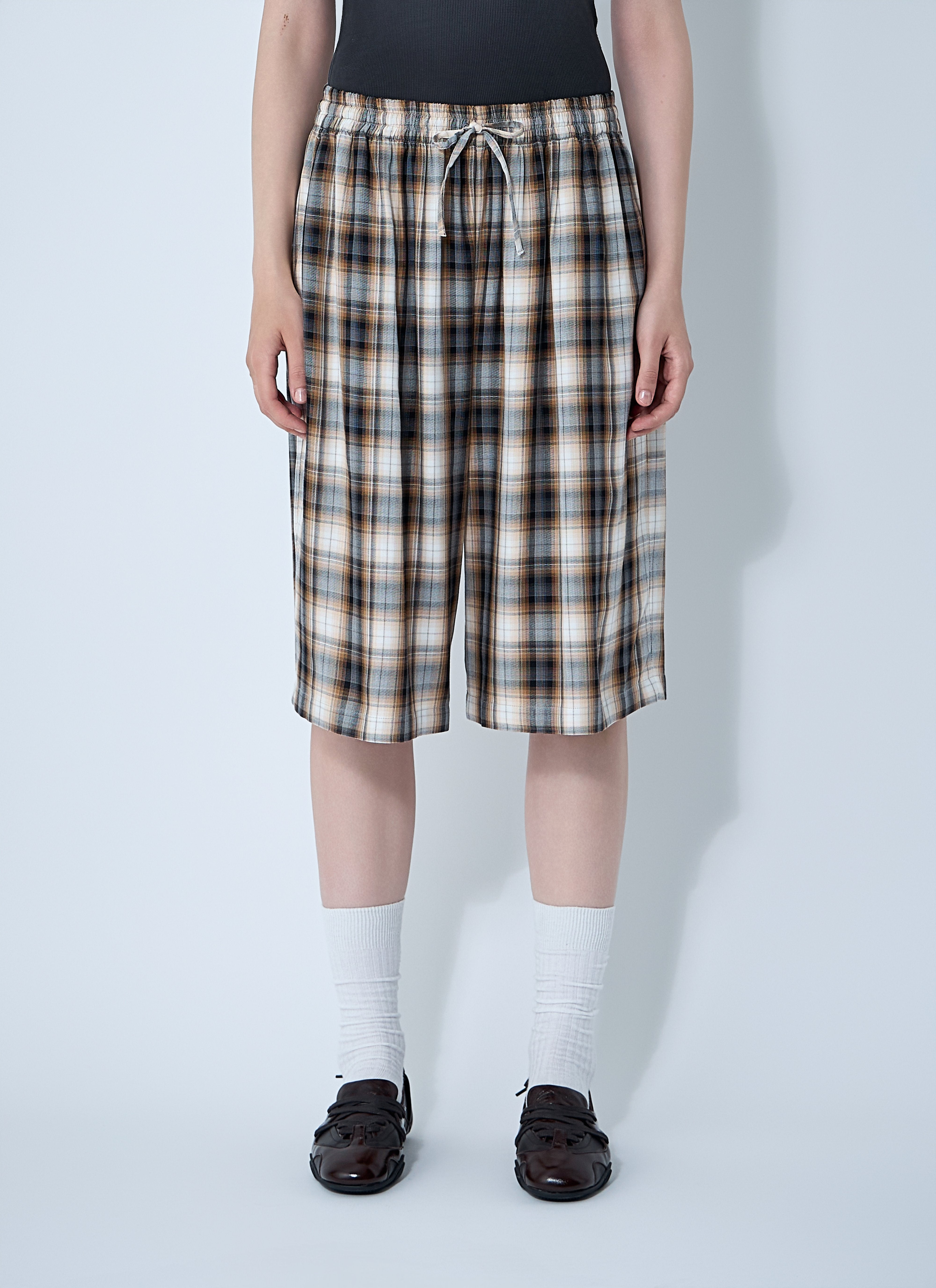 Acne Studios Women Check Shorts