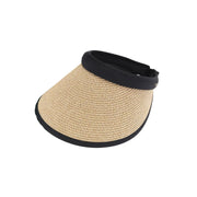 Adjustable Straw Visor C.C Sunhat