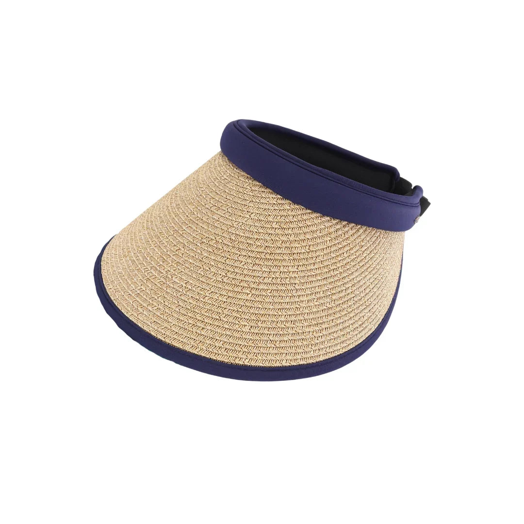 Adjustable Straw Visor C.C Sunhat