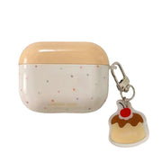 AIRPODS CASE CHERRY CAKE PUDDING CHARM