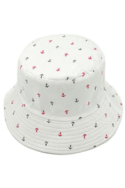 ANCHOR PRINT BUCKET HAT