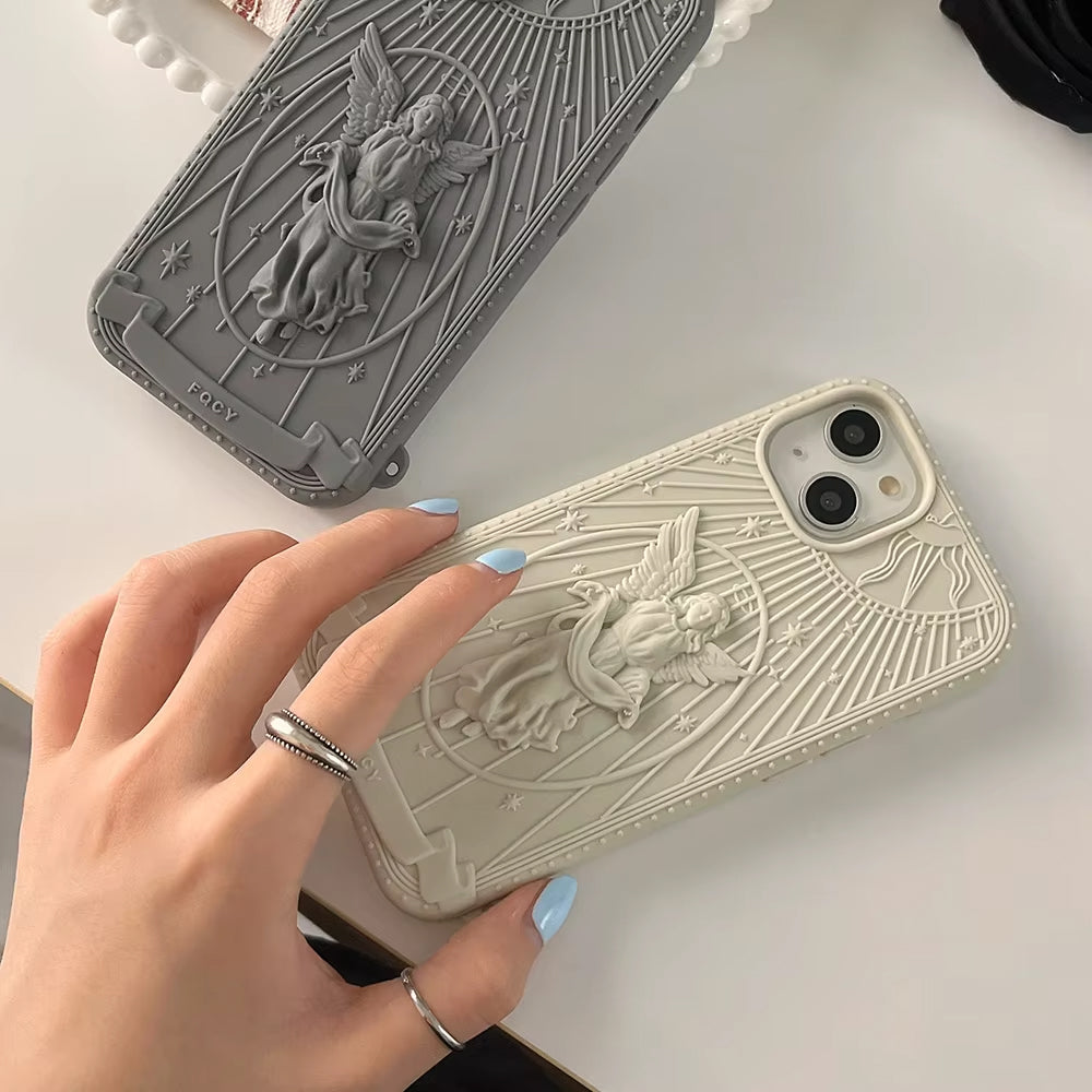 ANGEL STATUE IPHONE CASE: CLASSICAL SCULPTURE