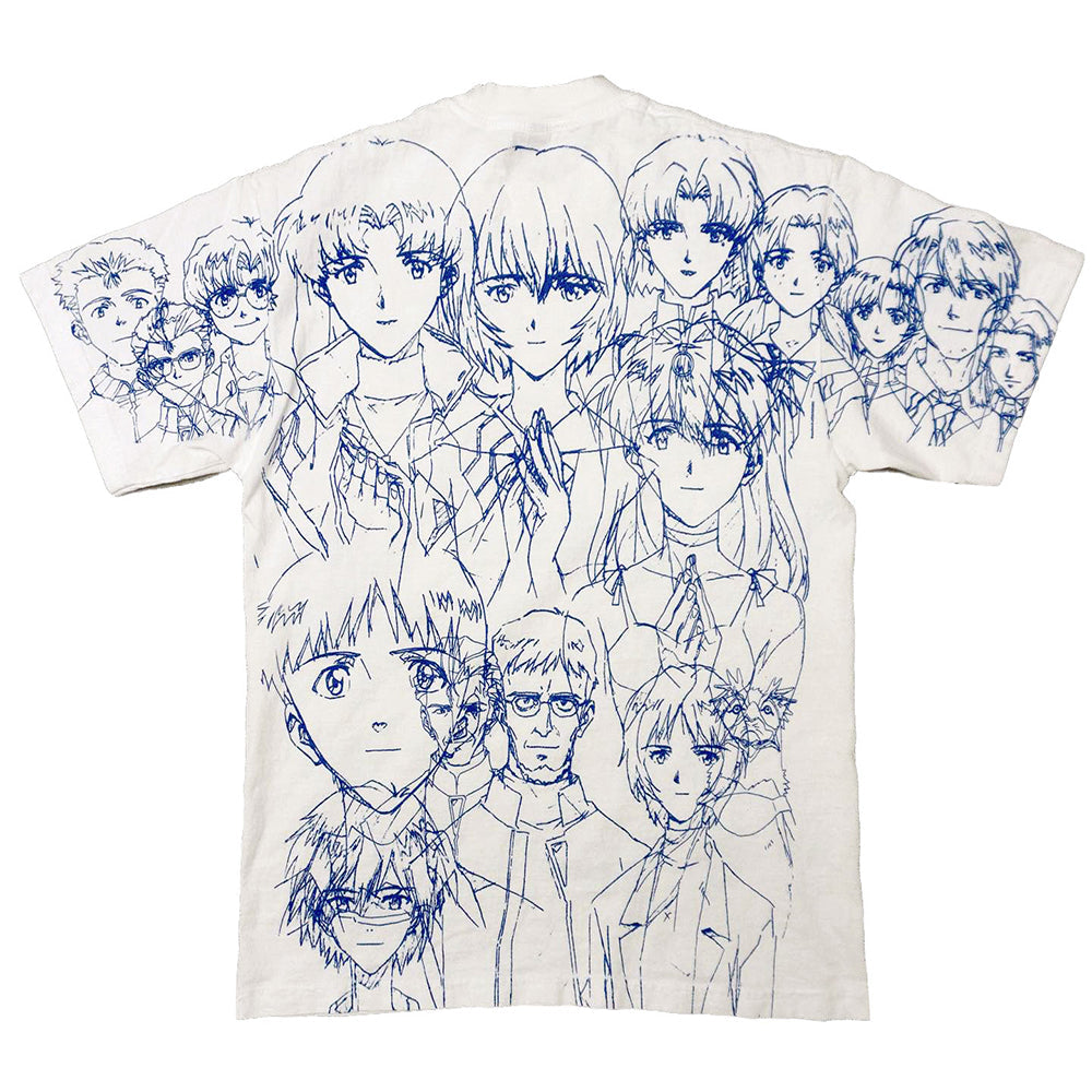 ANIME TEE: CHAOTIC BLUE LINEWORK SKETCH ANIME