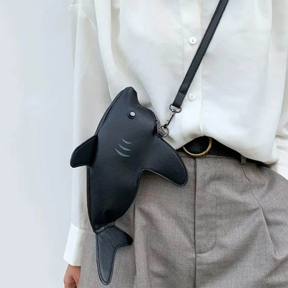 AQUAGUARDIAN WHITE SHARK CROSSBODY BAG