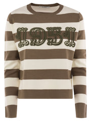 Max Mara Women Viterbo - Wool Sweater With Embroidery