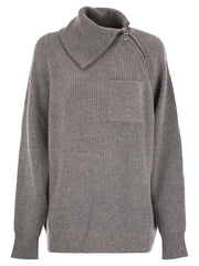 Sportmax Women Salpa - Cashmere-Blend Sweater With Zip