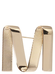 Max Mara Women Mgrosgrainpin - Metal M Pin
