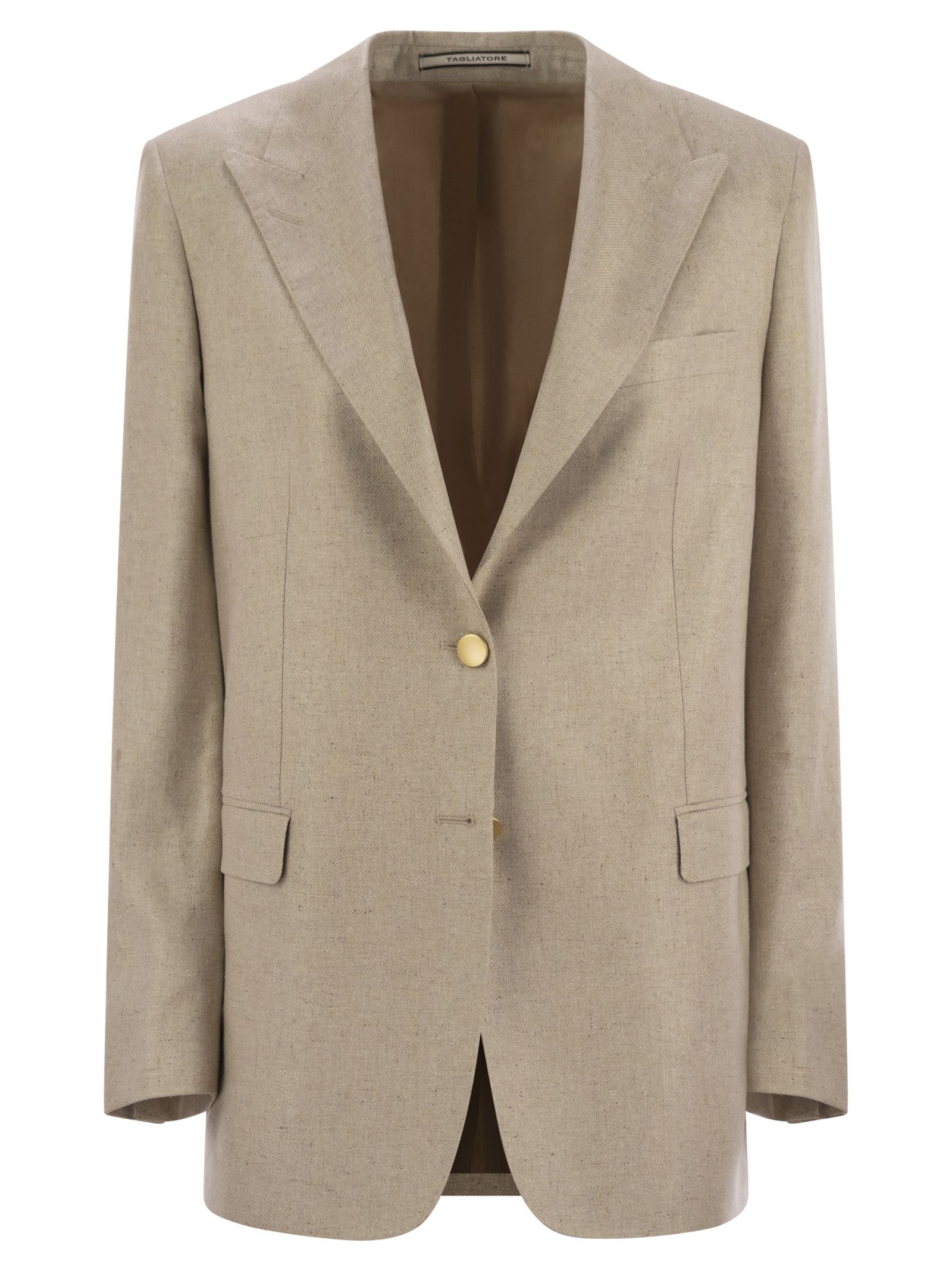 Tagliatore Women Two-Button Silk Jacket