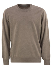 Brunello Cucinelli Men Pure Cashmere Crew-Neck Sweater