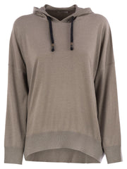 Brunello Cucinelli Women Sparkling Cashmere And Silk Sweatshirt