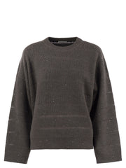 Brunello Cucinelli Women Cashmere And Wool Crew-Neck Sweater