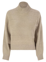Brunello Cucinelli Women Cashmere And Wool Turtleneck Sweater