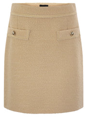 Fay Women Wool Short Skirt