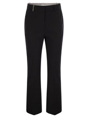 Peserico Women Stretch Cotton Trousers