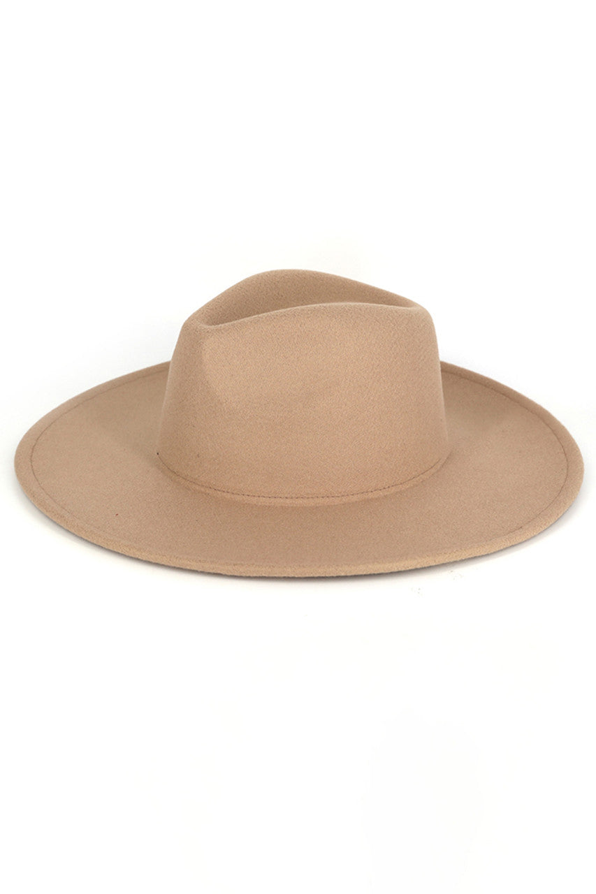 Solid Plain Panama Hat