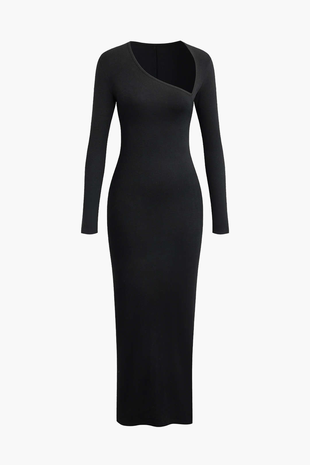 ASYMMETRICAL MAXI DRESS FOR SPECIAL OCCASIONS IN CLASSIC DESIGN