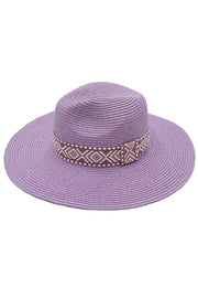 AZTEC BAND PANAMA HAT